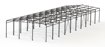 металлический каркас ангара для самостоятельной сборки