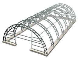каркас арочного ангара для самостоятельной сборки
