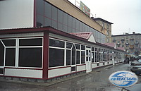 пристройка павильона к ТЦ