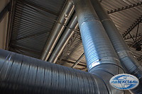 воздушное отопление складского терминала