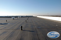 плоская наплавляемая кровля