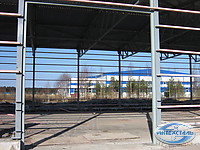 каркас ангара из профильной трубы