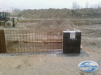 установка вертикальной арматуры фундамента