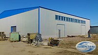 фото строительства ангаров