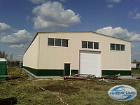 строительство склада из сэндвич панелей