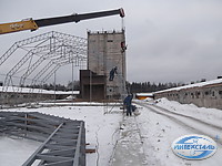 цех комбткормов из металлоконструкций