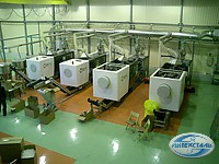 монтаж оборудования в цеху