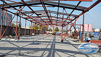 Строительство каркасного ангара Строительство каркасного ангара